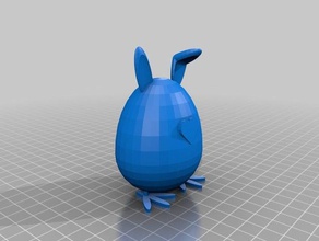 bunny, uovo 3d stampa 3d print model - Mito3D