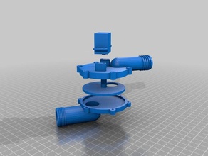 mon automatisées de la soupape dérivation plein air jardin 3d print model - Mito3D