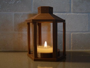 tea lantern decor 3d print model - Mito3D