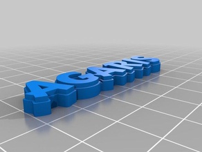 agaris chaveiros personalizado 3d print model - Mito3D