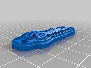 barbara keychains customized 3d print model - Mito3D