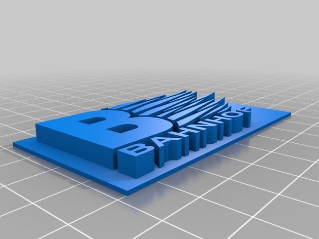 bahnhof-logo-Wand Zeichen logos 3D print model - Mito3D