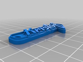 kristof llaveros personalizado 3d print model - Mito3D