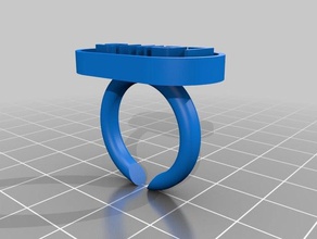 lewis rings customized 3d print model - Mito3D