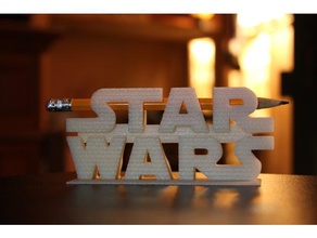 star wars kalem tutucu organizasyon masa Organizatör uzay 3d print model - Mito3D