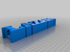 lazar pencil grip signs logos customized 3d print model - Mito3D