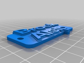 brock keychains customized 3d print model - Mito3D