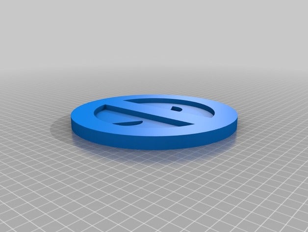 deadpool coaster signs logos logo symbol drink personalized 3D print model - Mito3D