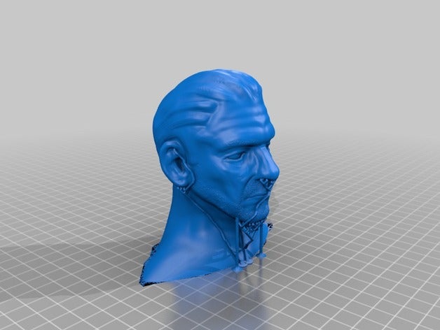 ian mckellen busto esculturas 3D print model - Mito3D
