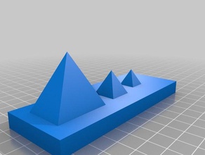 les pyramides 3d l'impression 3d print model - Mito3D