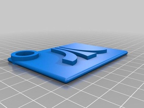 atari keychain keychains customized 3d print model - Mito3D