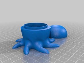 octopus candy holder 3d printing 3d print model - Mito3D