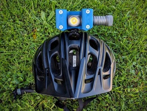 zebralight h600w mk ii helmet gopro mount bracket sport outdoors hc30 nitecore 3d print model - Mito3D