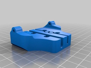 bras de transport delta effecteur v2 moins matière remix 3d l'imprimante pièces 3d print model - Mito3D