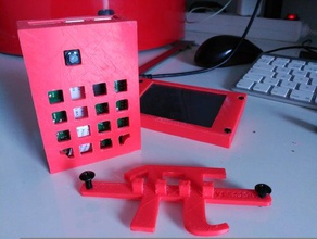 raspberry pi durum 3 kamera triborg+ şapka piborg elektronik 3d print model - Mito3D
