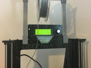 geeetech prusa i3 pro zentrale spool-Halter 3d Drucker Zubehör 3d print model - Mito3D