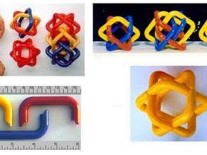 Kettenreaktion aka space cubes Rätsel 3d print model - Mito3D