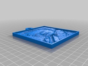 werner heisenberg lithopane 2d sanat özelleştirilmiş 3d print model - Mito3D