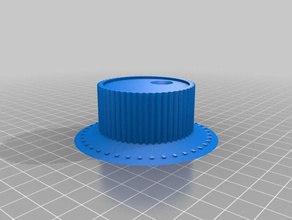 my customized knob 4 mm replacement parts 3d print model - Mito3D