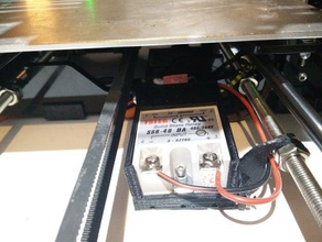 ssr mountcasecover 3d Drucker Teile 110v 220v 3d-Drucker Bett heatbed geheizt wird beheizte idiot proof Netz sicher Sicherheit 3d print model - Mito3D