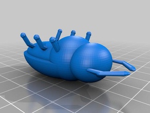 stag beetle first attempt animals 3d print model - Mito3D