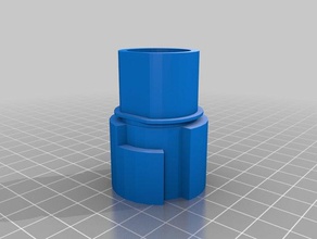 nerf maverick rev-6 barrel adapter toy game accessories 3d print model - Mito3D