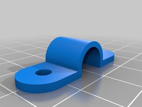 kablo braketi basılı tutun organizasyon 3d print model - Mito3D