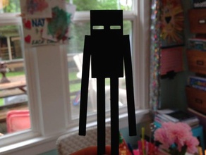 minecraft enderman segnalibro video giochi 3d print model - Mito3D