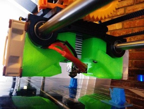 çift fan kefen robo3d r1+ yazıcı parçaları 3d print model - Mito3D