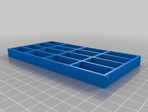 my customized pill boxa containers 3d print model - Mito3D