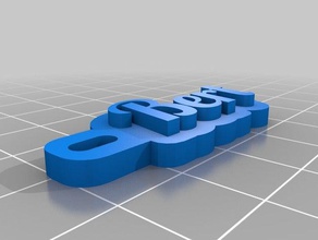 bert chaveiros personalizado 3d print model - Mito3D