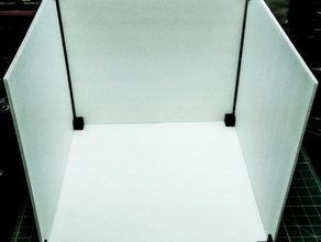 caja de luz en las esquinas partes la fotografía 3d print model - Mito3D