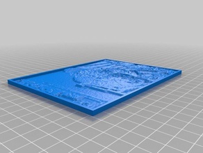 santa jake 2d sanat özelleştirilmiş 3d print model - Mito3D