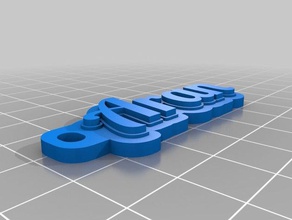 aran Schlüsselbund Schlüsselanhänger angepasst 3d print model - Mito3D