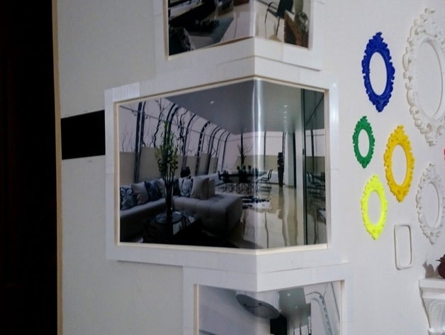 corner frames decor 3dsmax decoration 3D print model - Mito3D