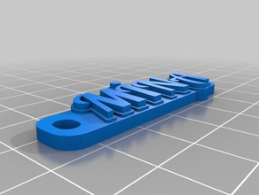 ahmed Schlüsselanhänger angepasst 3d print model - Mito3D