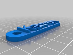 karen trousseau de clés l'organisation personnalisé 3d print model - Mito3D
