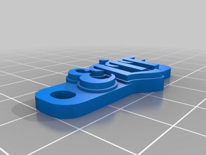 l'elfe de porte-clés personnalisé 3d print model - Mito3D
