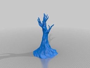 tree sculptures dnd organic scatter terrain wargame 3d print model - Mito3D