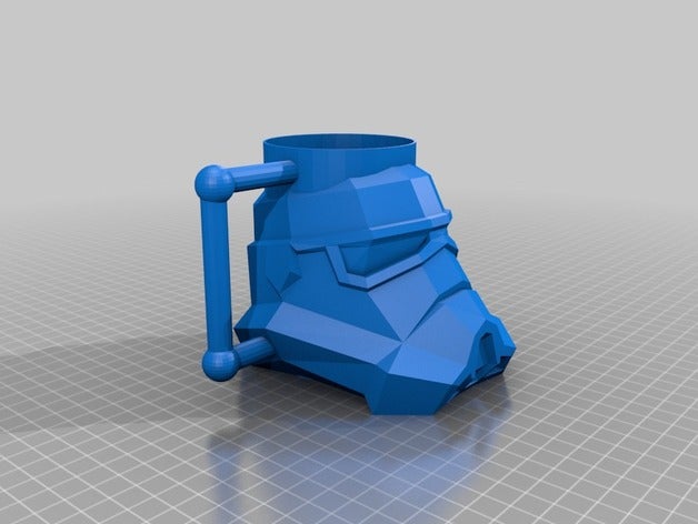 storm trooper pode koozie 3d impressão 3D print model - Mito3D