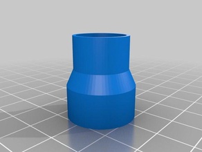 l'entrée de la pompe à cône 2 pièces personnalisé 3d print model - Mito3D