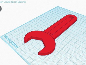 cocoon create spool spanner 3d printing tool 3d print model - Mito3D