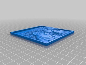 cordoba 2d sanat özelleştirilmiş 3d print model - Mito3D