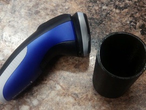 máquina de afeitar eléctrica cubierta viajes cuarto baño afeitadora pie 3d print model - Mito3D