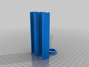 nos níquel titular del tubo organización personalizado 3d print model - Mito3D
