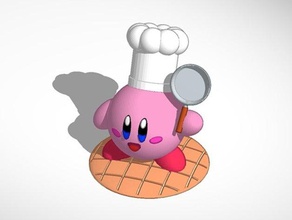 chef kirby, o modelo de cozinha modelos 3d print model - Mito3D
