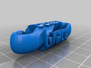 bella i portachiavi personalizzato 3d print model - Mito3D