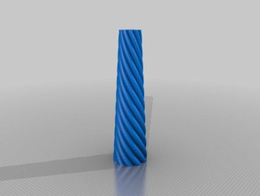 mon personnalisés twist tower l'art 3d print model - Mito3D