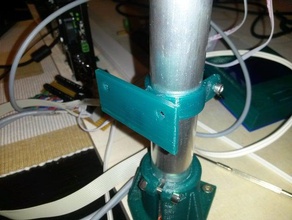 parametric conduitrod mounting clamp mpcnc parts openscad 3d print model - Mito3D
