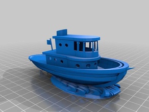 tugboat 3d printing 3d print model - Mito3D